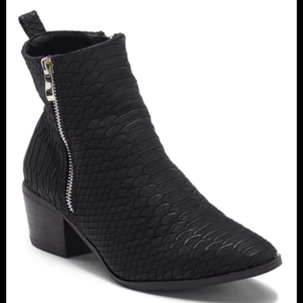 Catherine Malandrino, Snake Embossed Ankle Bootie